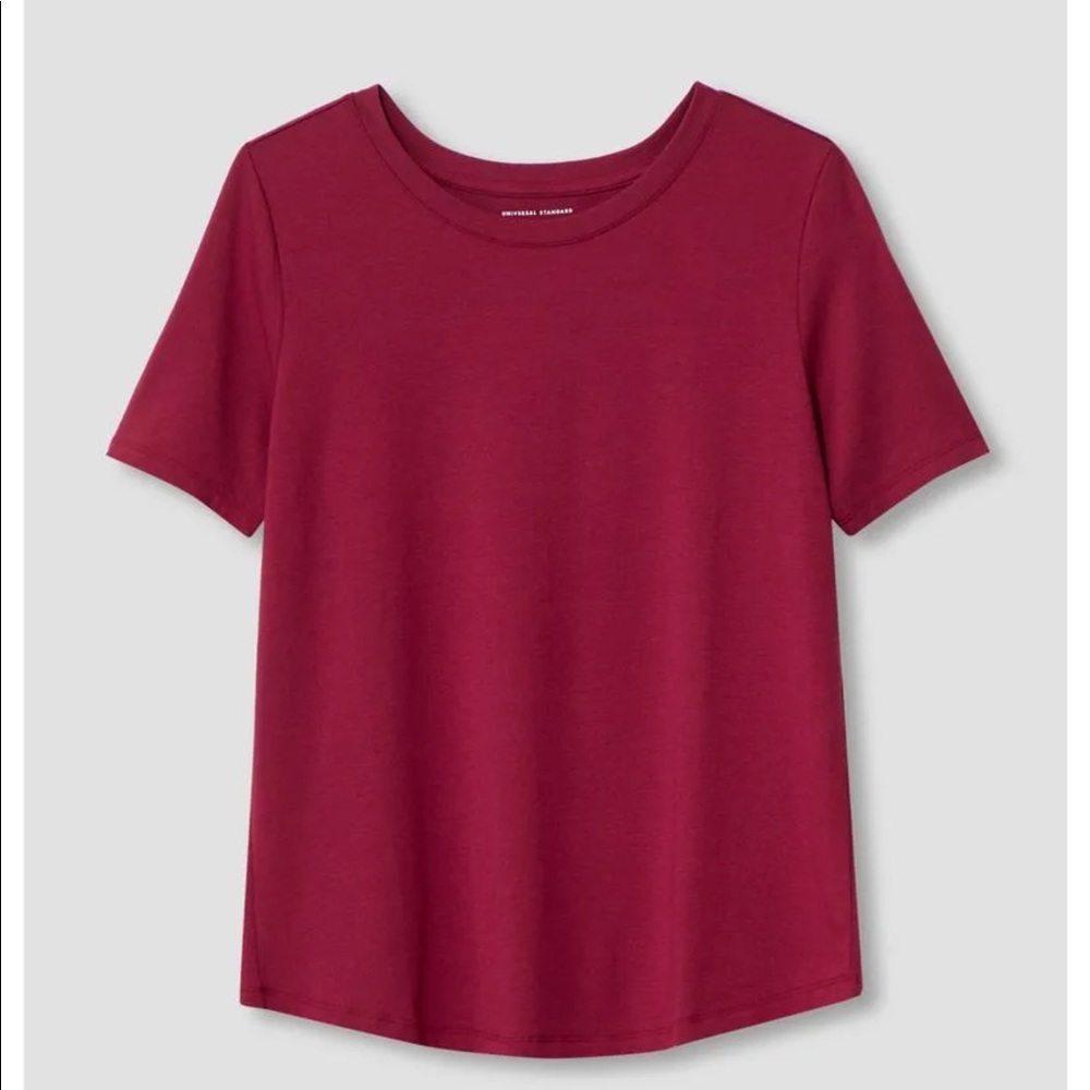 Universal Standard Tee Rex in berry size S